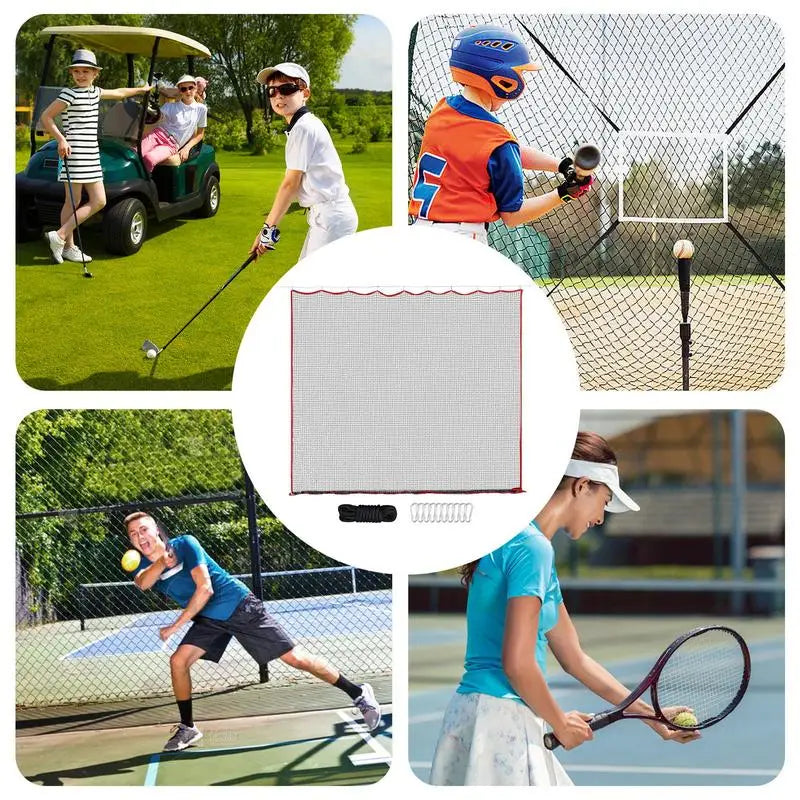 Baseball Practice Net Portable Hitting Pitching Batting Training Net Baseball Backstop Net Catching Training Net for Ball Sports