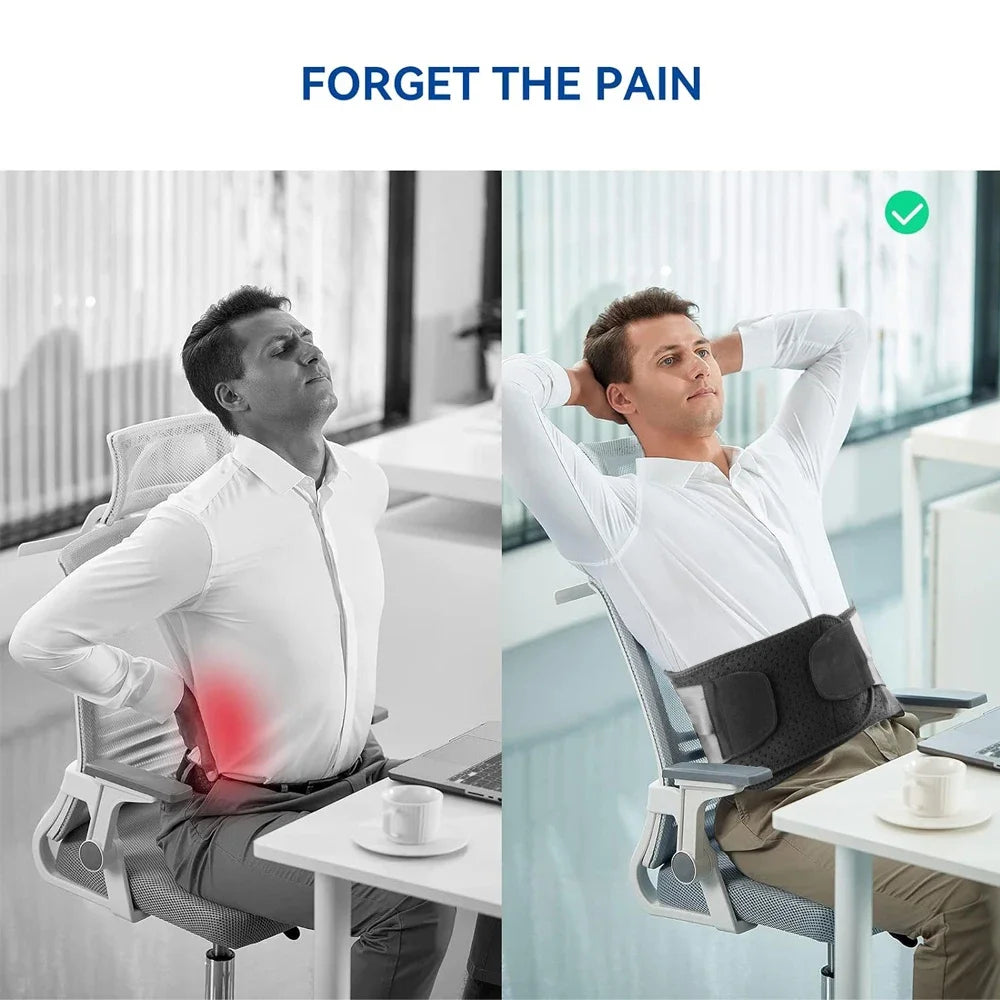 Back Brace for Lower Back Pain Relief,Herniated Disc,Breathable Back Support Belt for Men Women,Lumbar Support Belt for Arthriti