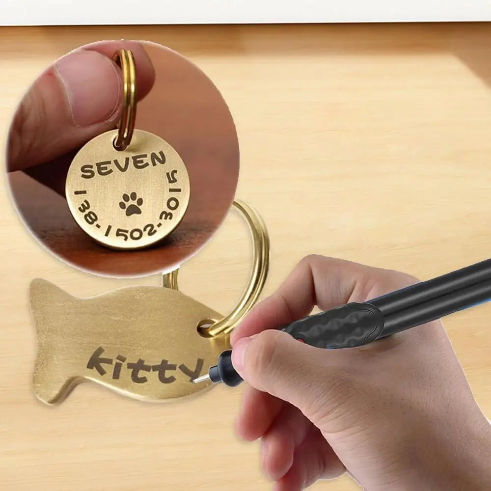 Metal Engraver Pen Small Engraving Machine Small Beginner Friendly Cordless Rotary Tool Battery-Operated For Woodworking