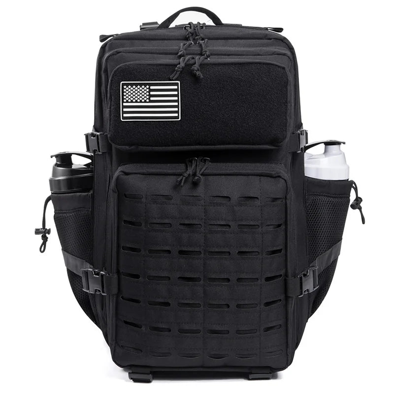 45L Molle Tactical Backpack Bag Hunting MOLLE Backpack GYM For Men EDC Outdoor Hiking Survival Rucksack Witch Bottle Holder