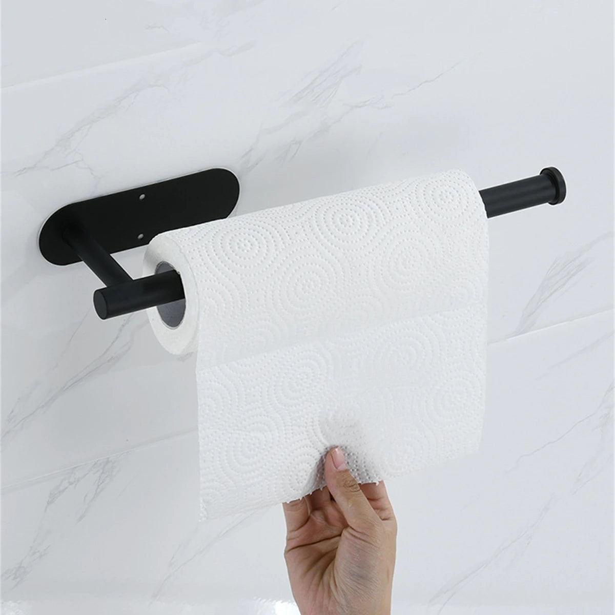 Paper Towel Holders For Kitchen,Adhesive Roll Paper Holder,Bathroom Storage Rack,Tissue Dispenser,Kitchen Organizers,Towel Rack