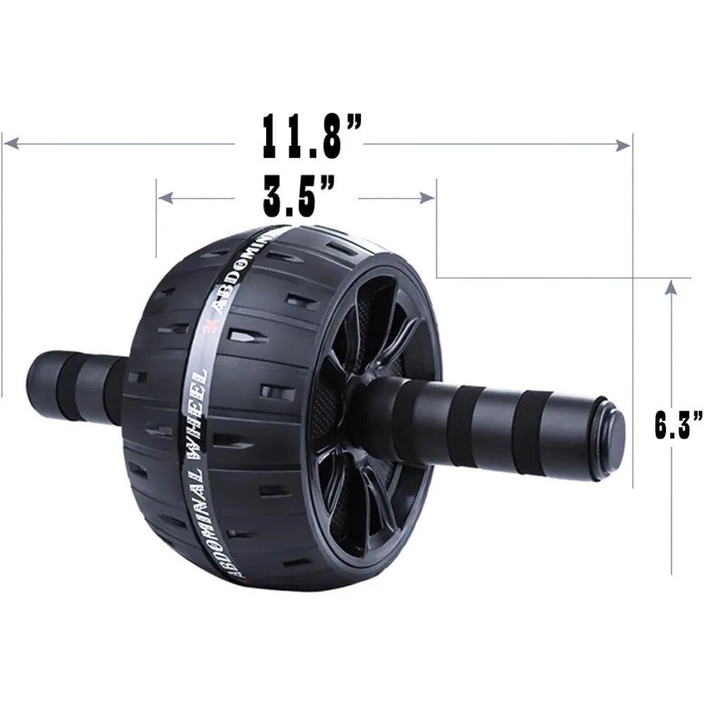 Big Ab Roller for Abs Workout Ab Roller Wheel Exercise Equipment For Core Workout Abdominal Wheel Roller For Home Gym Muscle