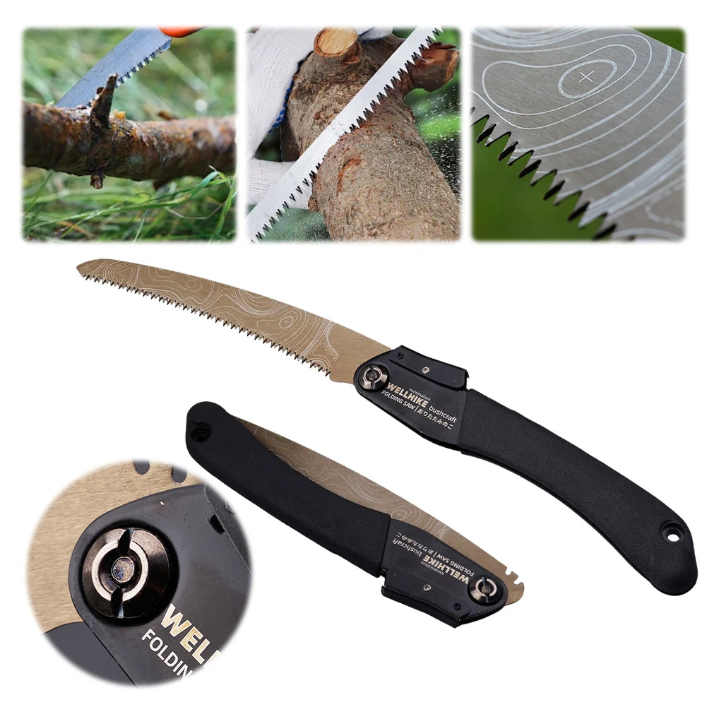 Mini Folding Saw SK5 Blade Survival Multi-Tool Saw Outdoor Camping Saw Garden Branch Saw Manual Hardware Tool