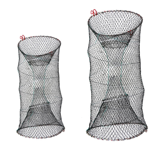Foldable Fishing Cast Net Crab Trap Fish Cages Fish Loach Crayfish Shrimp Net Automatic Retractable Shrimp Trap