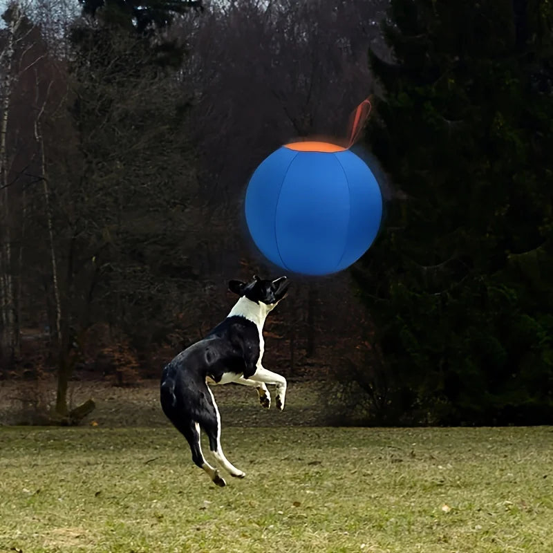 Inflatable Big Ball: Anti - Boredom Dog Toy for Golden Retrievers and More