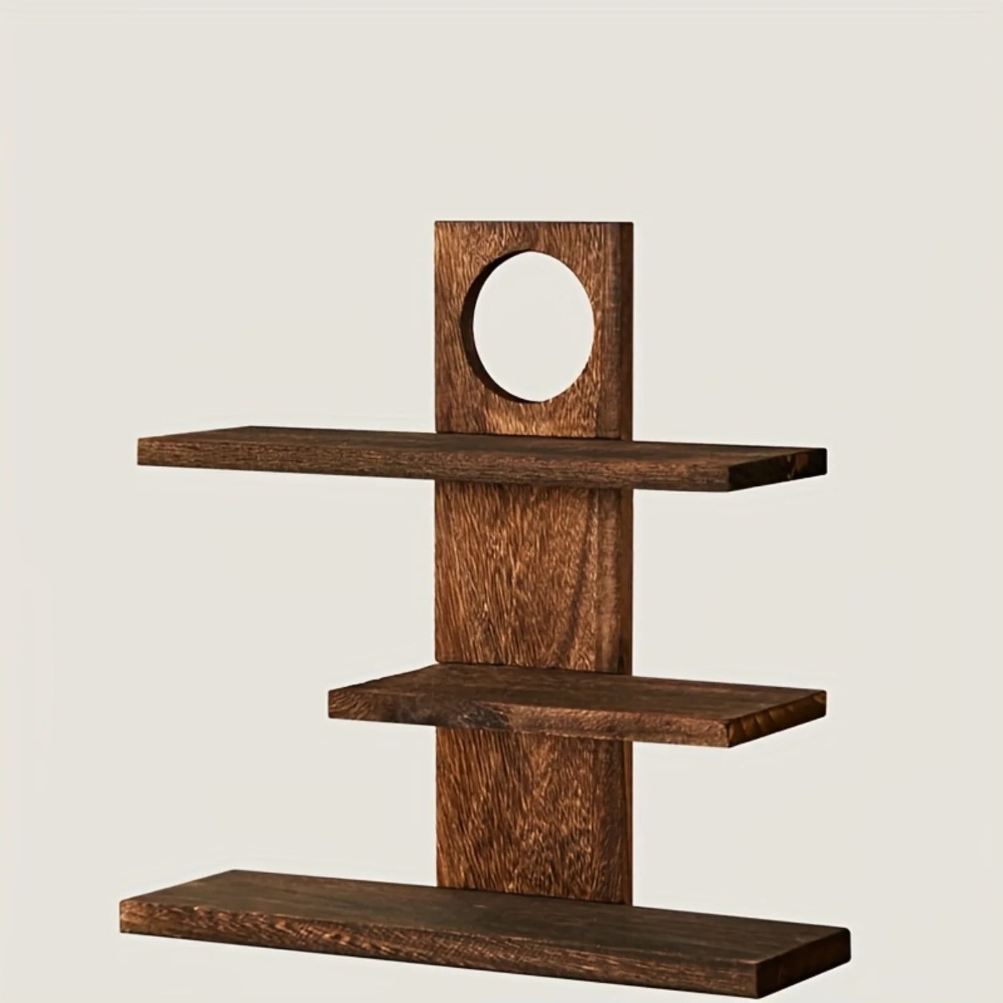 Desktop Display Stand, Wooden Tea Set Rack for Living Room Bedroom Decor & Organization.