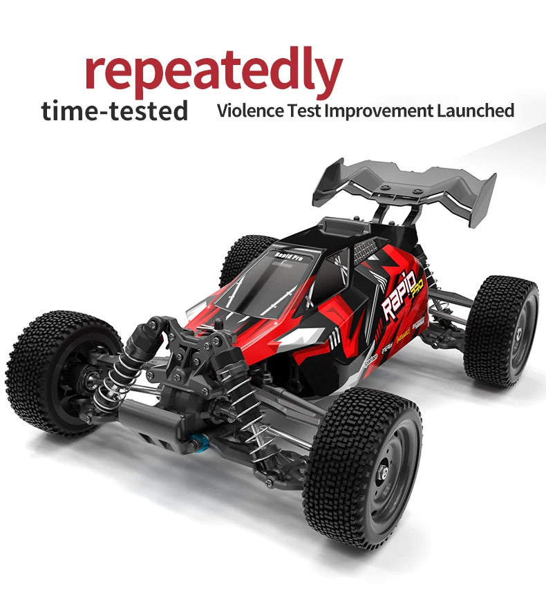 16103 PRO RC Offroad 4x4 70KM/H High-Speed RC Car 2.4GHz Brushless Motor, 1:16 4WD Off-road Climbing Vehicle Wtith LED Light