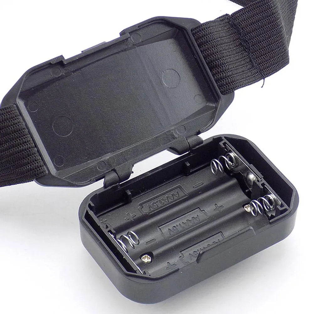 Mini COB LED Headlamps Lightweight Portable 3 Switch Modes Headlight Camping Headlamp Head Flashlight AAA Batteries Powered