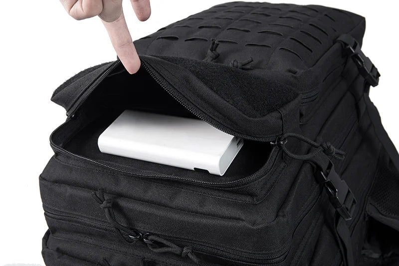 45L Molle Tactical Backpack Bag Hunting MOLLE Backpack GYM For Men EDC Outdoor Hiking Survival Rucksack Witch Bottle Holder