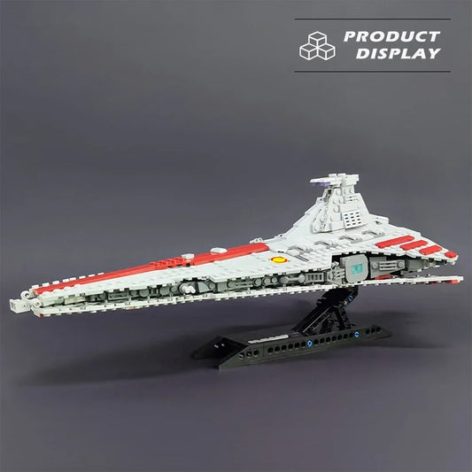 Planet War Interstellar Spaceship Combat Building Blocks Classic Movie Model Assembly Set Desktop 960PCS Puzzle Toy Gift For Kid