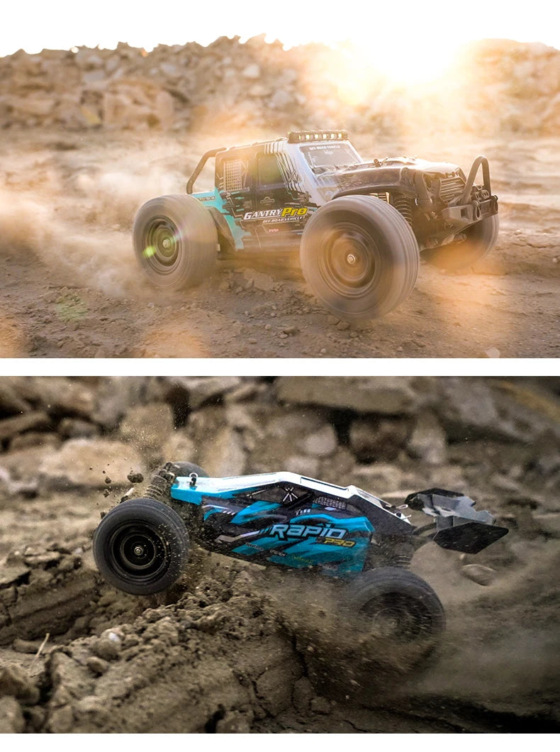 16103 PRO RC Offroad 4x4 70KM/H High-Speed RC Car 2.4GHz Brushless Motor, 1:16 4WD Off-road Climbing Vehicle Wtith LED Light