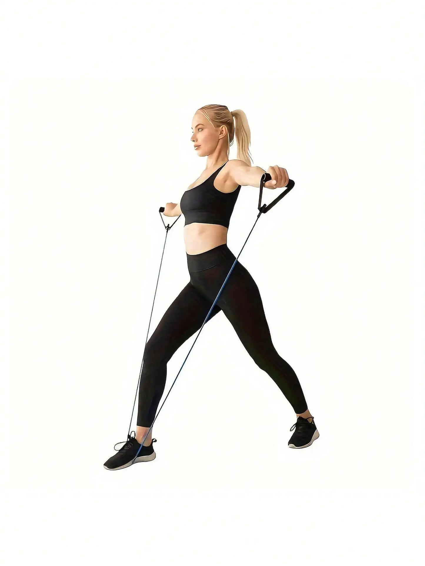Resistance Bands With Handles, Exercise Bands, Workout Bands With Handles For Men Women, Strength Training Equipment At Home