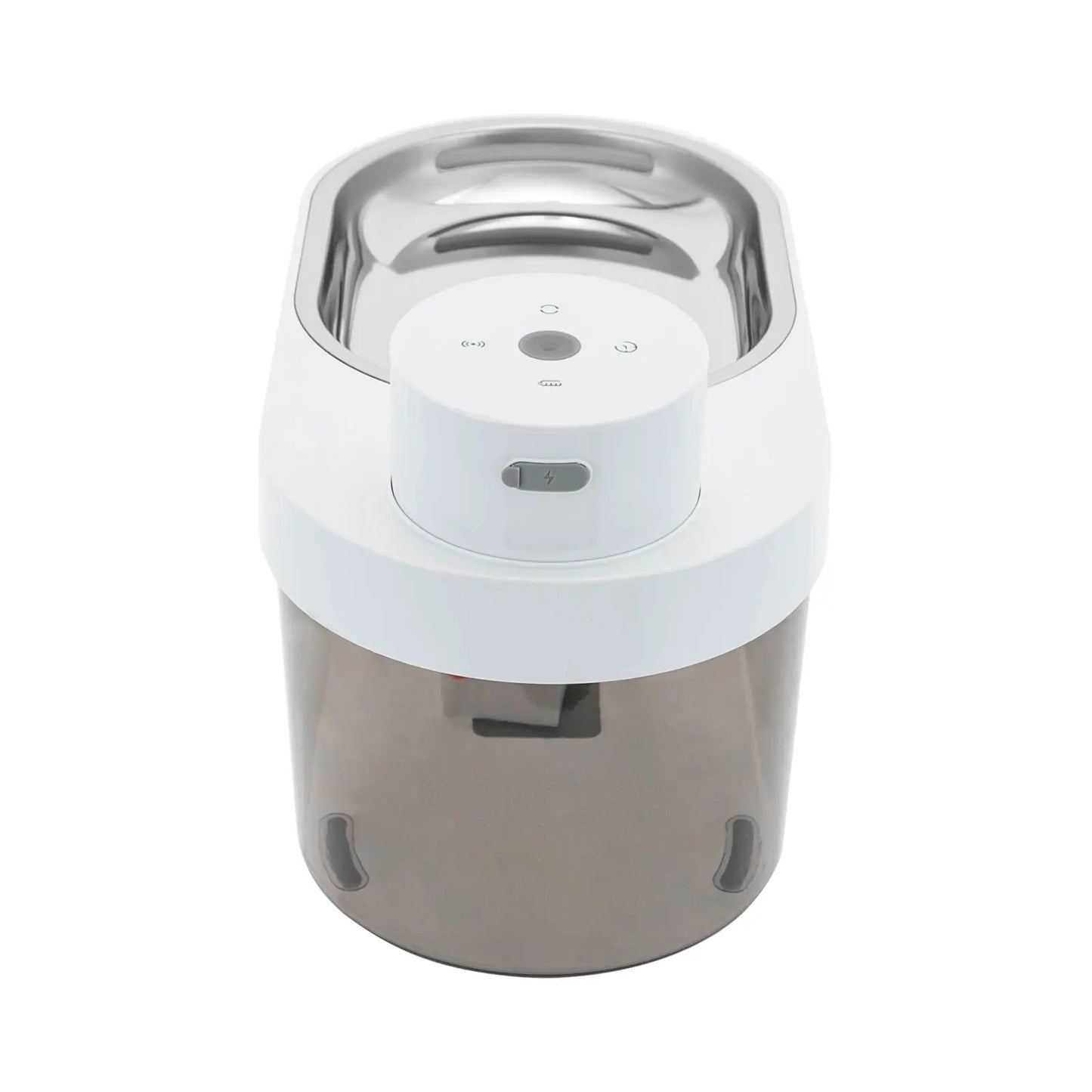 White Pet Water Dispenser, Automatic Fresh Water Flow, Hygienic Design for Cats and Dogs, Convenient & Easy to Use