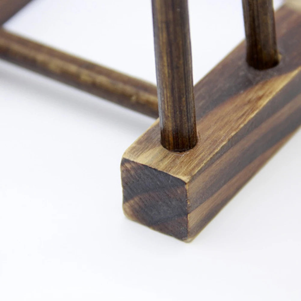 Wooden Kitchen Dish Drain Rack Dinnerware Storage Organizer Tray Plate Drying Shelf Book Cups Display Stand Drainer Holders