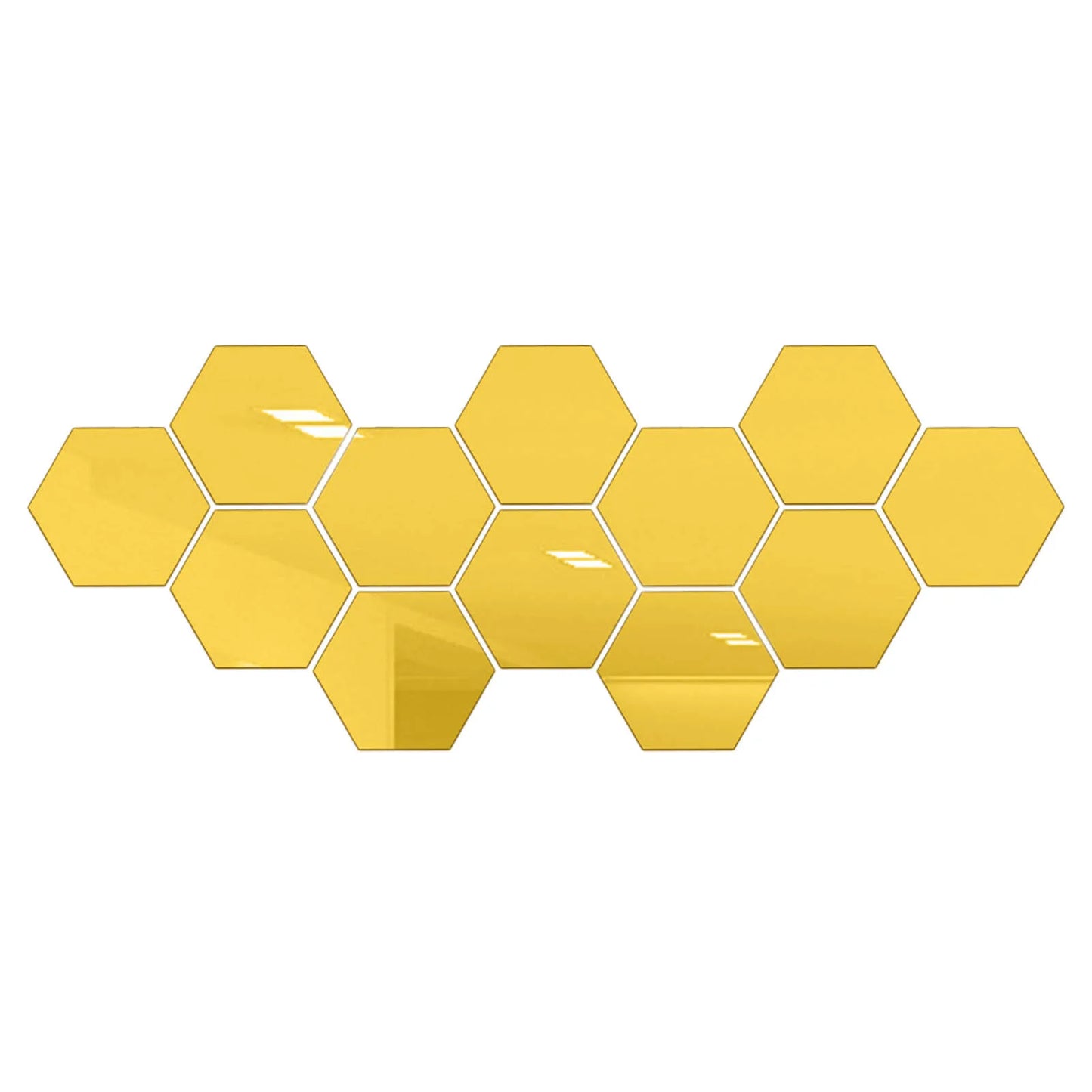 Hexagon Mirror Environmental Protection Acrylic Wall Sticker Background Wall Decoration Mirror Sticker home decor Accessories