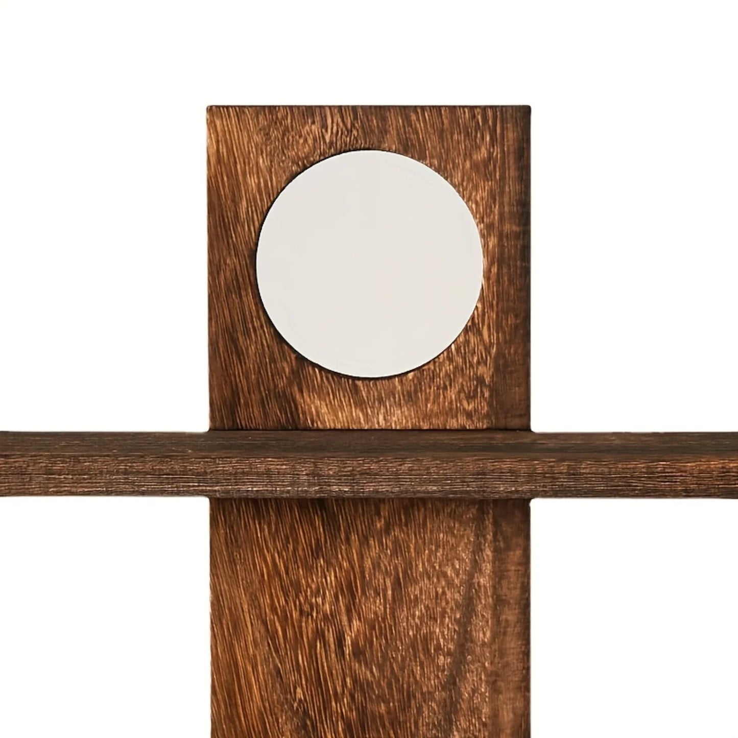 Desktop Display Stand, Wooden Tea Set Rack for Living Room Bedroom Decor & Organization.