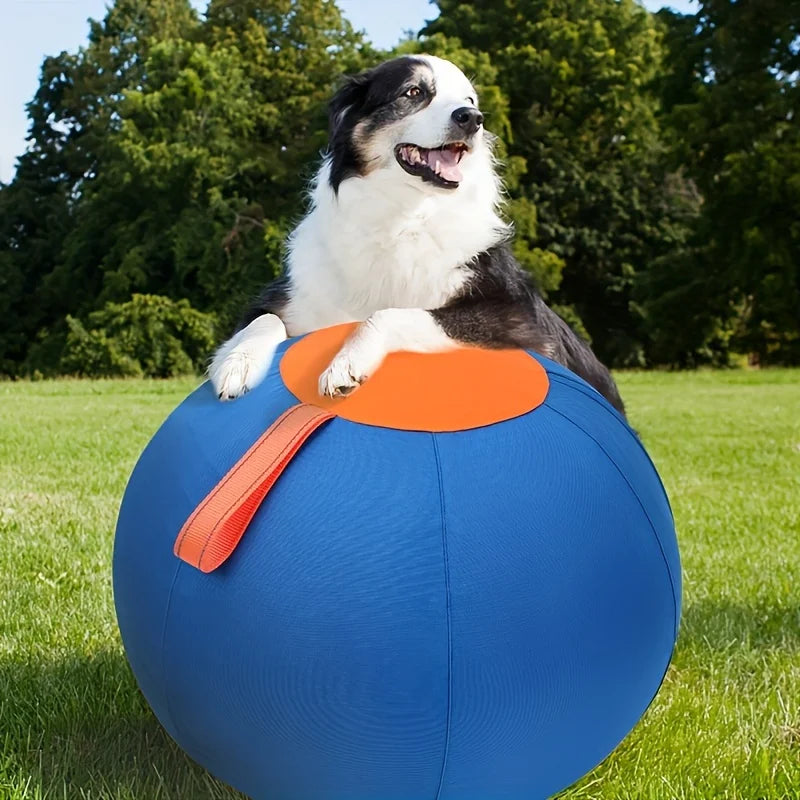 Inflatable Big Ball: Anti - Boredom Dog Toy for Golden Retrievers and More