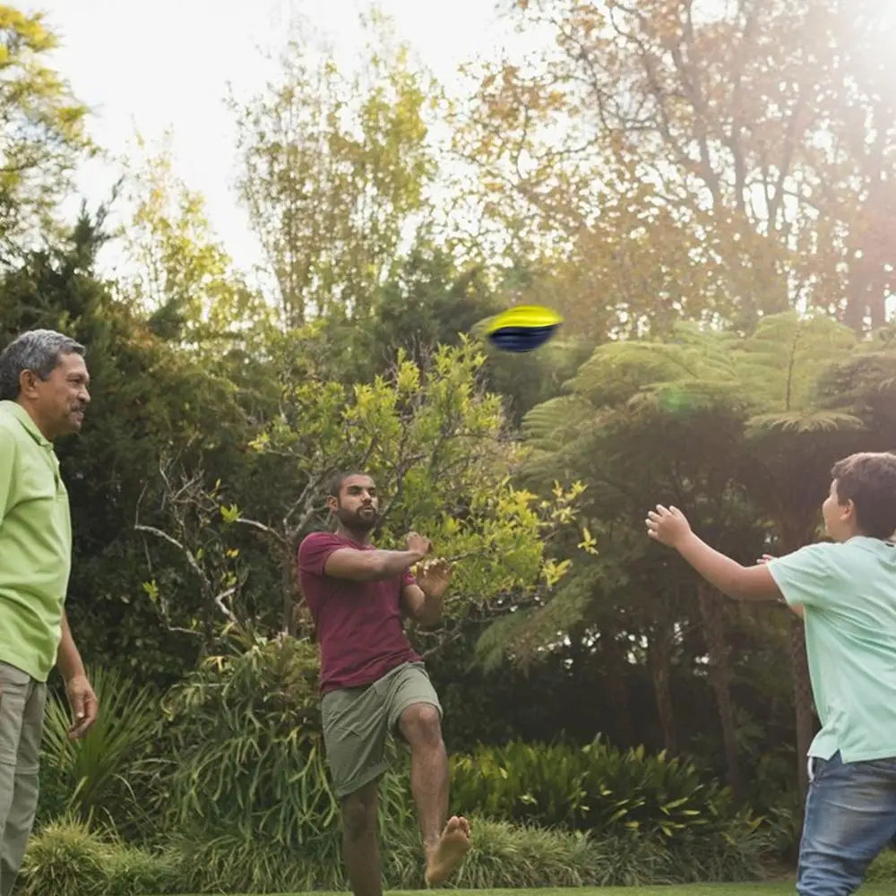 Rugby Ball For Kids Slow Rebound Spiral Rugby Ball For Training 5 Inches Rugby For Indoor & Outdoor Sports Solid Rugby Toys For