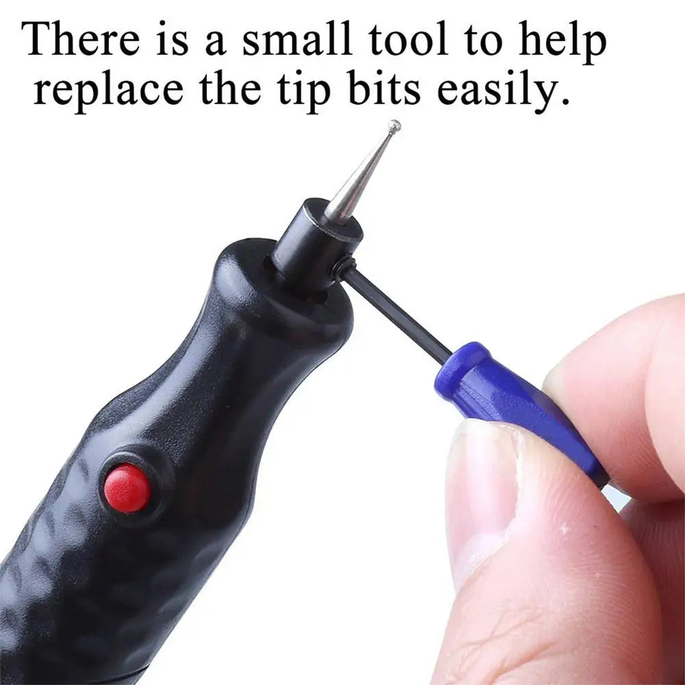 Metal Engraver Pen Small Engraving Machine Small Beginner Friendly Cordless Rotary Tool Battery-Operated For Woodworking