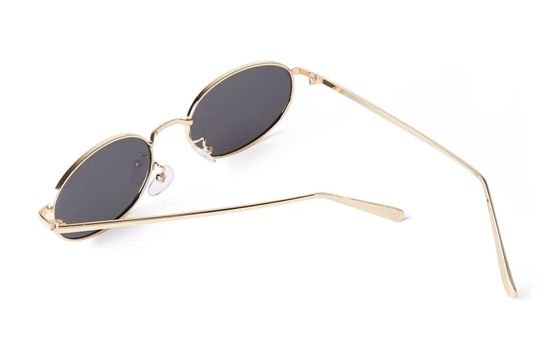 SORVINO Retro Small Oval Sunglasses Vintage for Men and Women Luxury Designer Unisex Sun Glasses 90s Style Punk Eyeglasses