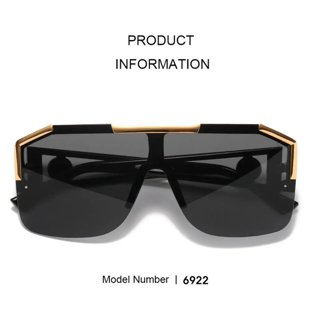 Luxury Big Square Sunglasses Women Brand Designer Retro Blue Sun Glasses for Female Oversized Black Shades UV400