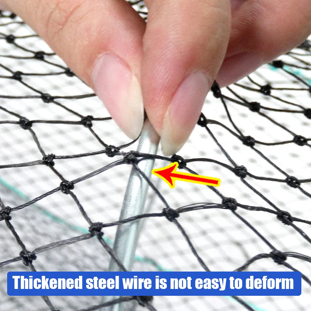 Foldable Fishing Cast Net Crab Trap Fish Cages Fish Loach Crayfish Shrimp Net Automatic Retractable Shrimp Trap