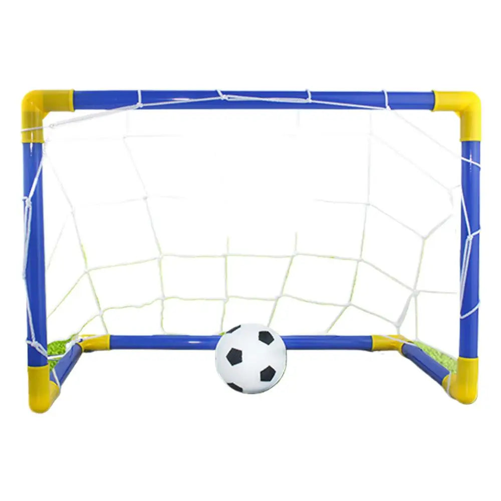 Folding Mini Football Soccer Ball Plastic Removable Goal Post Net Set High-strength Kids Indoor Outdoor Child Birthday Gift