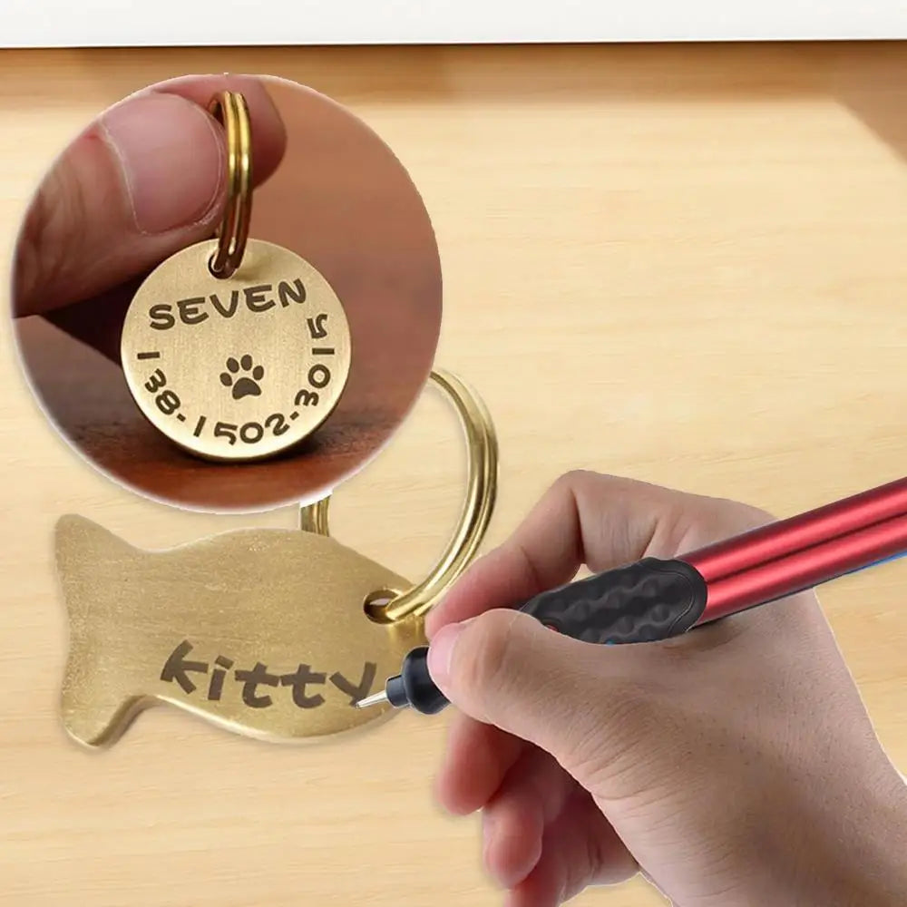 Metal Engraver Pen Small Engraving Machine Small Beginner Friendly Cordless Rotary Tool Battery-Operated For Woodworking