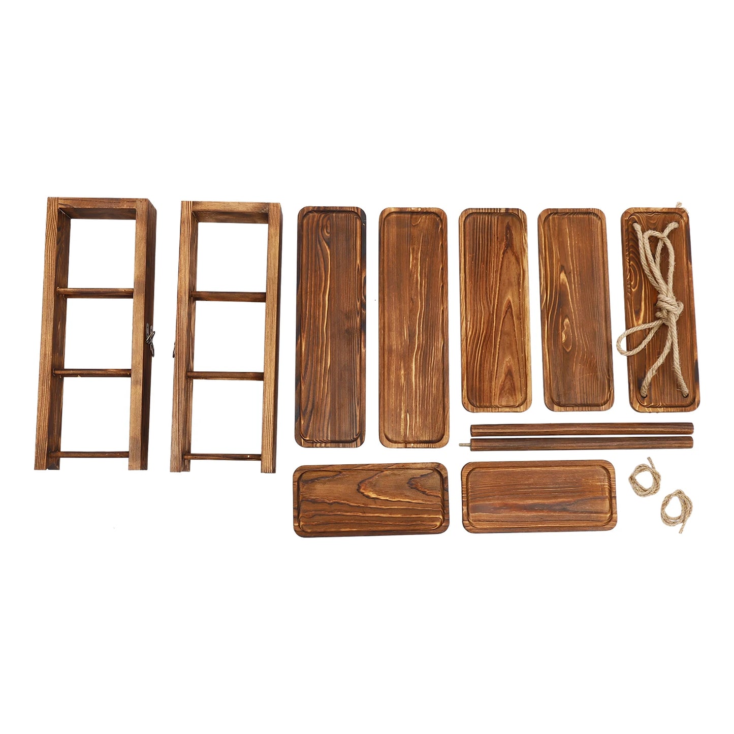 Wooden Dessert Display Stand Cake Stand 3 Tier Serving Tray Decorative Tiered Plate for Birthday Party Cupcake Decor