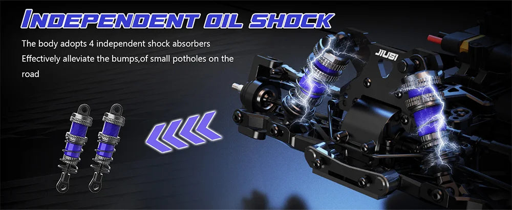 WB12 PRO 1/12 JIUSI Racing Car 80KM/H Brushless Remote Control Car High Speed Competitive Off-road 4WD RC Car Toys As Gift
