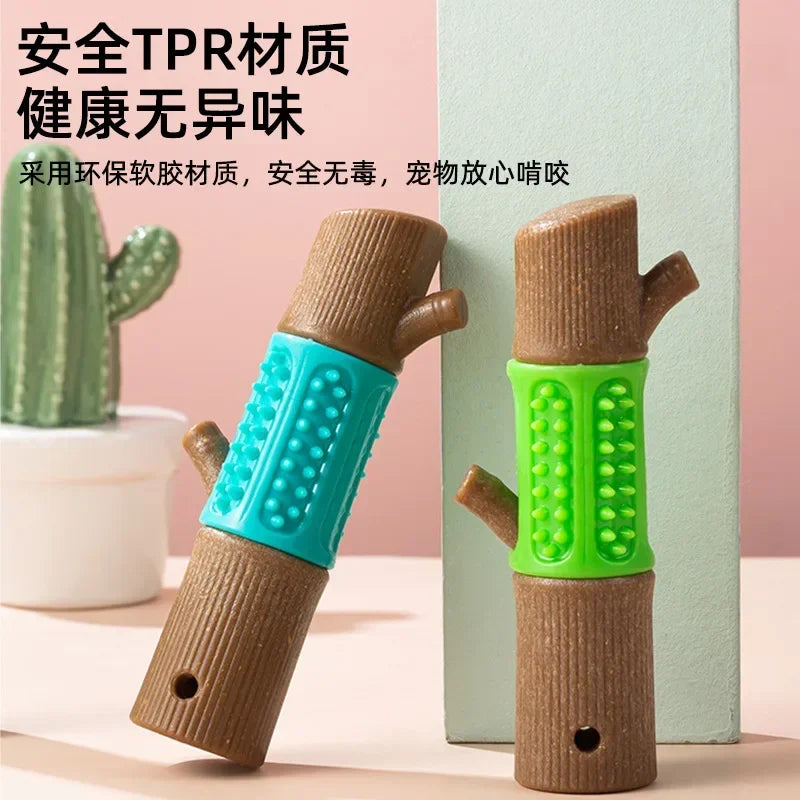 Pet Toy Dog Teething Stick Wear Resistant Bite Teeth Cleaning Toy Dog Bite Puzzle Interactive Toy Supplies