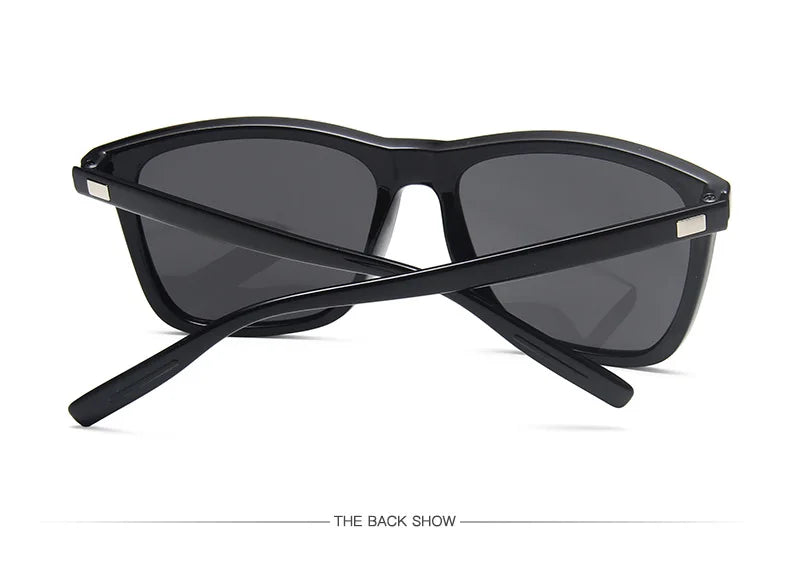 Sports Polarized Sunglasses Men Women Classic Square Plastic Driving Sun Glasses Male Fashion Black Outdoor Shades UV400