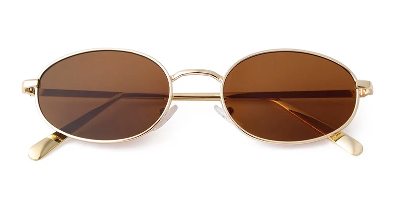 SORVINO Retro Small Oval Sunglasses Vintage for Men and Women Luxury Designer Unisex Sun Glasses 90s Style Punk Eyeglasses