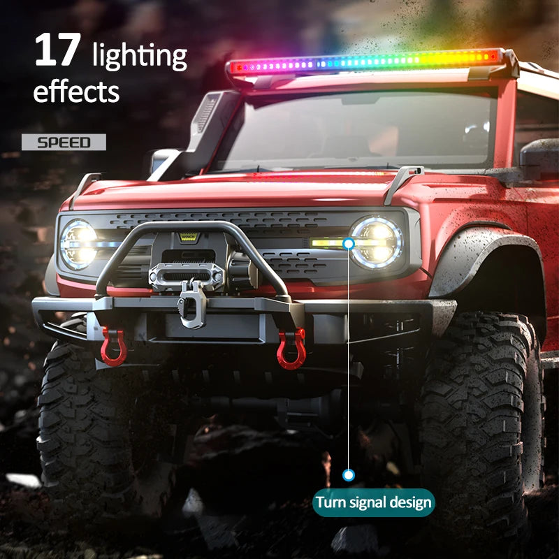 1/10 RC Crawler Upgrade HB Rc Model 4WD RTR with LED 2.4G Electric Remote Control Rock Off-road Vehicle for Adults US Shipping