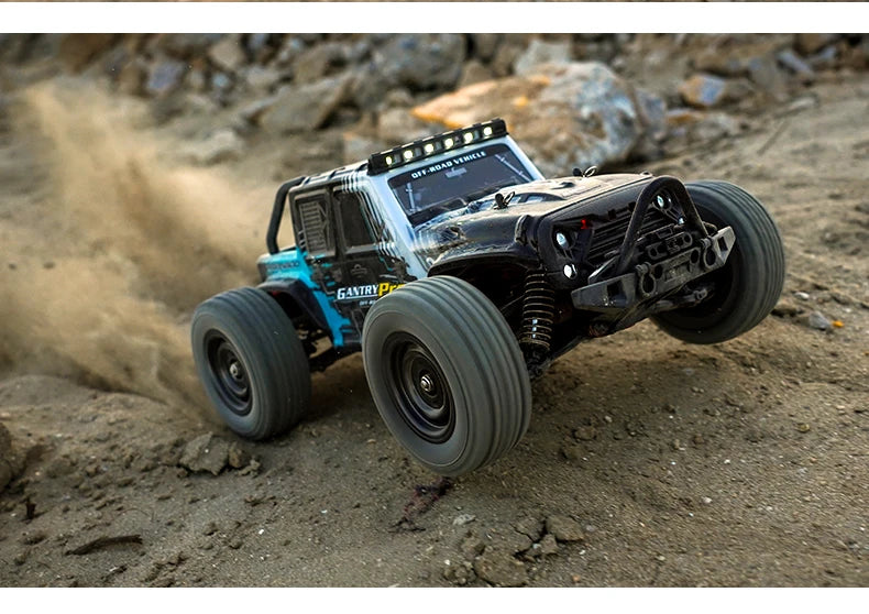 16103 PRO RC Offroad 4x4 70KM/H High-Speed RC Car 2.4GHz Brushless Motor, 1:16 4WD Off-road Climbing Vehicle Wtith LED Light