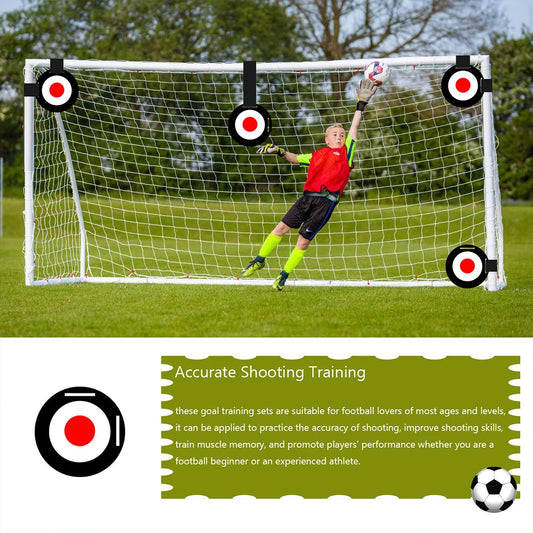 Football Training Target Enhance Kicking Accuracy Soccer Goal Target Multi-Function Football Shooting Target for Home Outdoor
