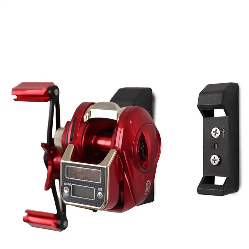 Fishing Reel Holder Wall Mount Reel Storage Rack Display Stand With Screws Fishing Accessories Fish Gear Equipment Home Garage