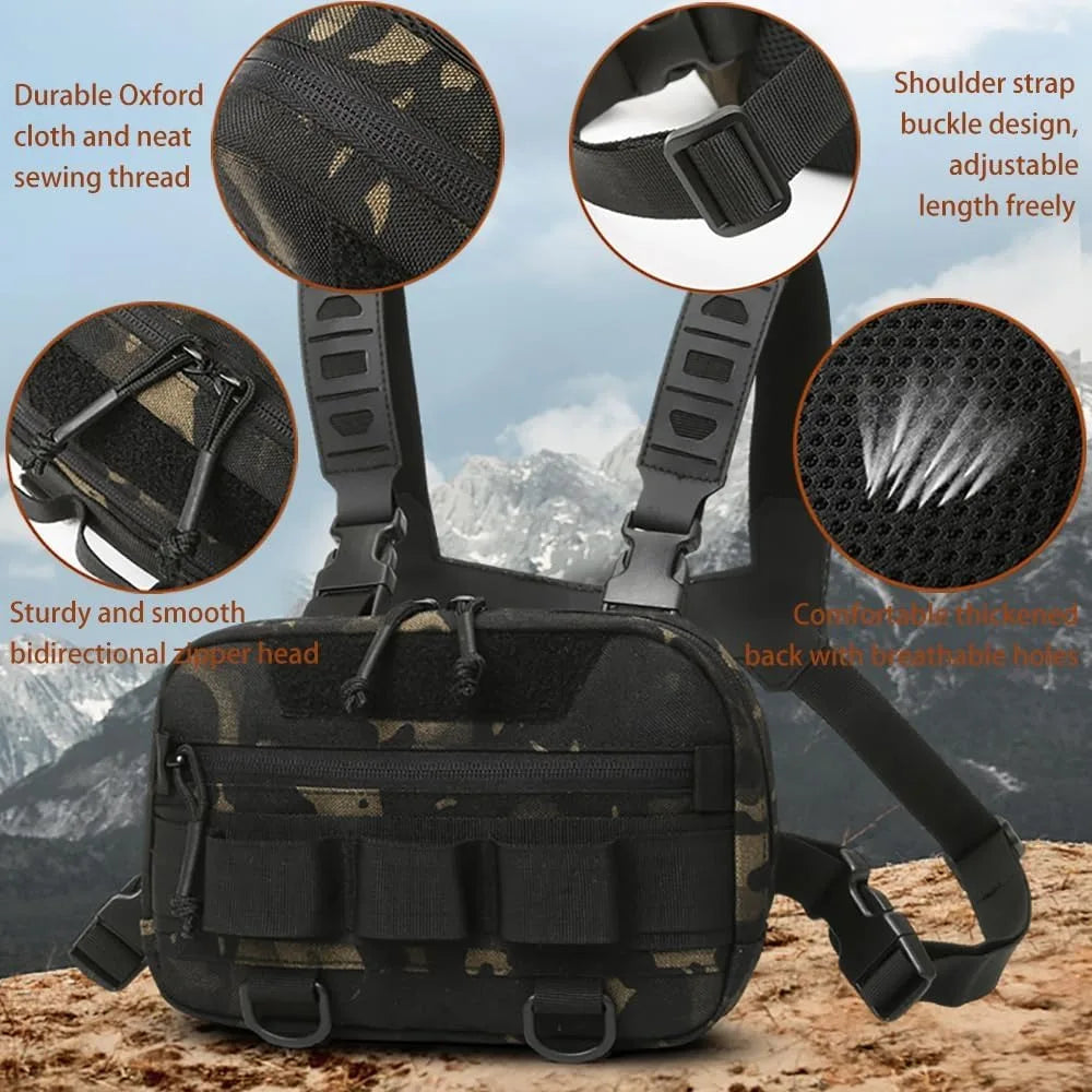 Fishing Tackle Bags Waist Fanny Pack Fishing Lures Line Box Utility Storage Accessories Outdoor Camping Shoulder Crossbody Bag