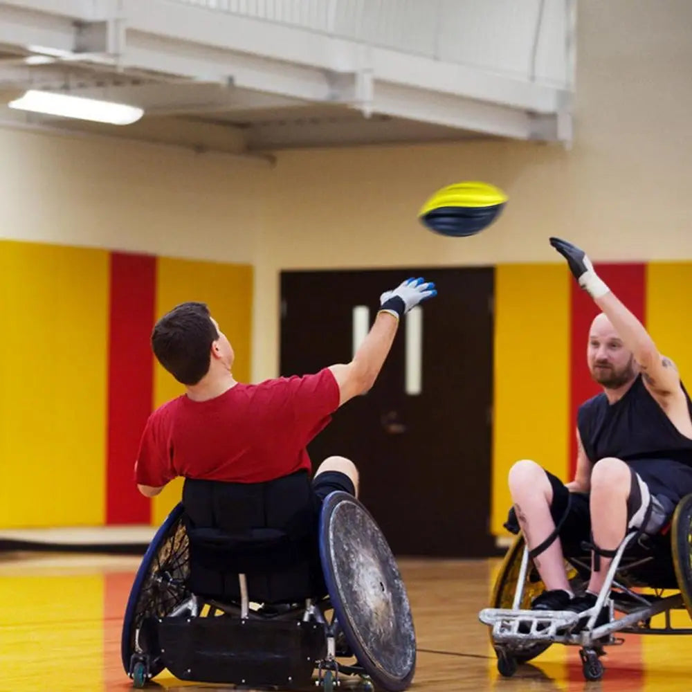 Rugby Ball For Kids Slow Rebound Spiral Rugby Ball For Training 5 Inches Rugby For Indoor & Outdoor Sports Solid Rugby Toys For