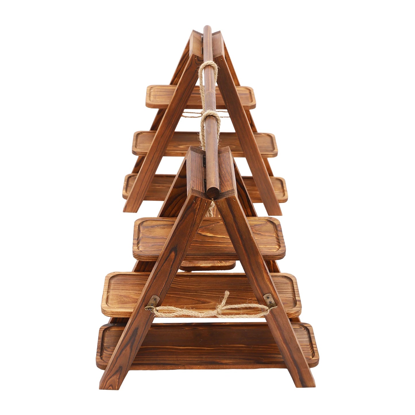 Wooden Dessert Display Stand Cake Stand 3 Tier Serving Tray Decorative Tiered Plate for Birthday Party Cupcake Decor