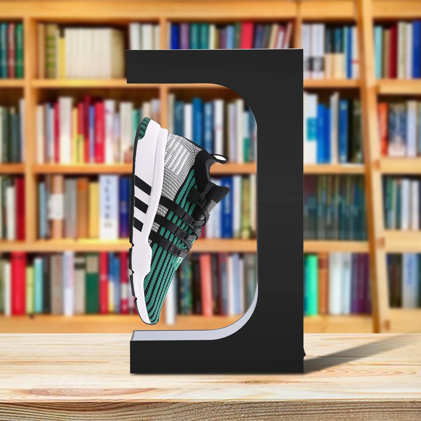 Magnetic Floating Shoe Display Stand Levitation Sneaker Holder With LED Light for Advertising Store levitating shoe display