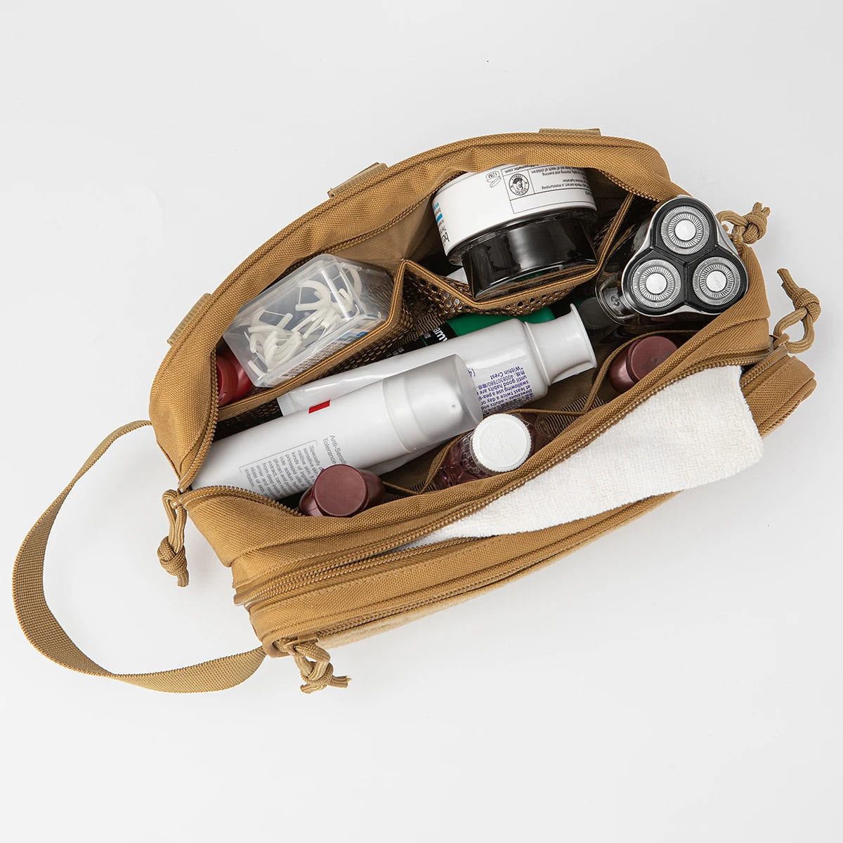 Tactical Toiletry Bag For Men/women Hygiene Bag Tool Molle Pouches Small Hanging Dopp Kit Mens Shaving Kit Travel shower Bag