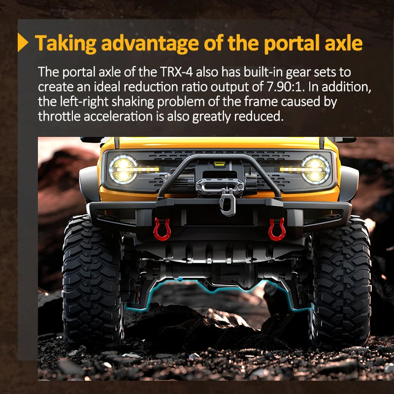 1/10 RC Crawler Upgrade HB Rc Model 4WD RTR with LED 2.4G Electric Remote Control Rock Off-road Vehicle for Adults US Shipping