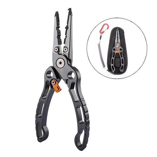 Titanium Alloy Fish Nose Pliers Convenient Lure Tongs Fish Clip Multifunctional Portable  Lightweight Outdoor Accessories