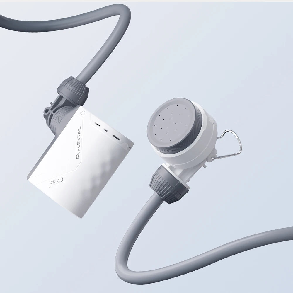 FLEXTAIL TINY SHOWER - Outdoor Camping Shower Portable Electric Shower Pump IPX7 Waterproof for Outdoor and Home Cleaning